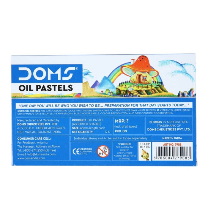 Doms Oil Pastels – 12 Shades
