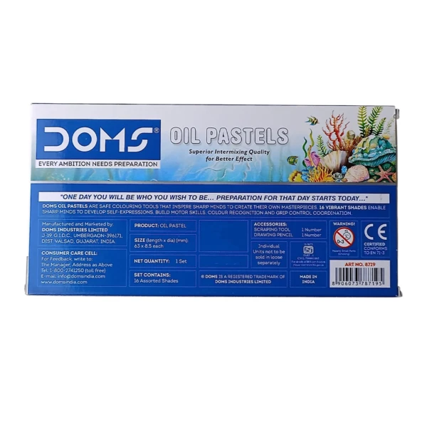 Doms Oil Pastels – 16 Shades