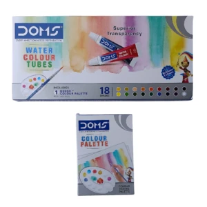 Doms Water Colour Tubes – 18 Shades