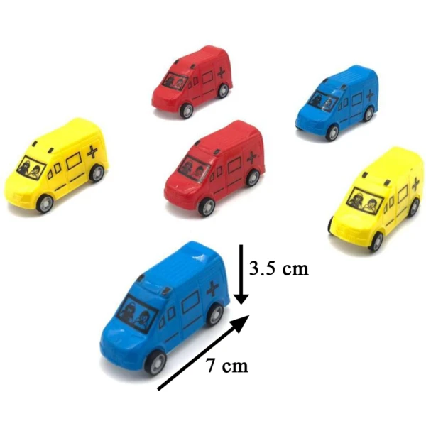 LM-606A Lumo Mini Pull Back Ambulance Set