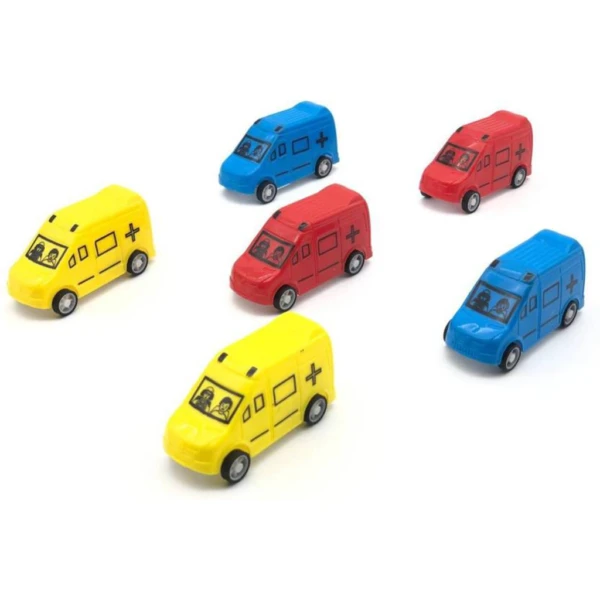 LM-606A Lumo Mini Pull Back Ambulance Set