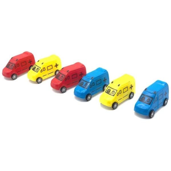 LM-606A Lumo Mini Pull Back Ambulance Set