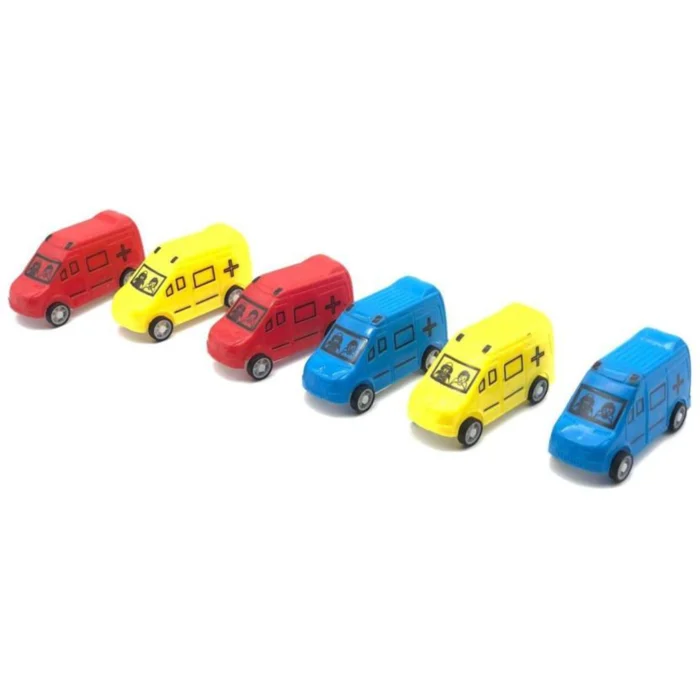 LM-606A Lumo Mini Pull Back Ambulance Set