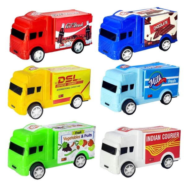 LM-627 Lumo Mini Pull Back Truck Set