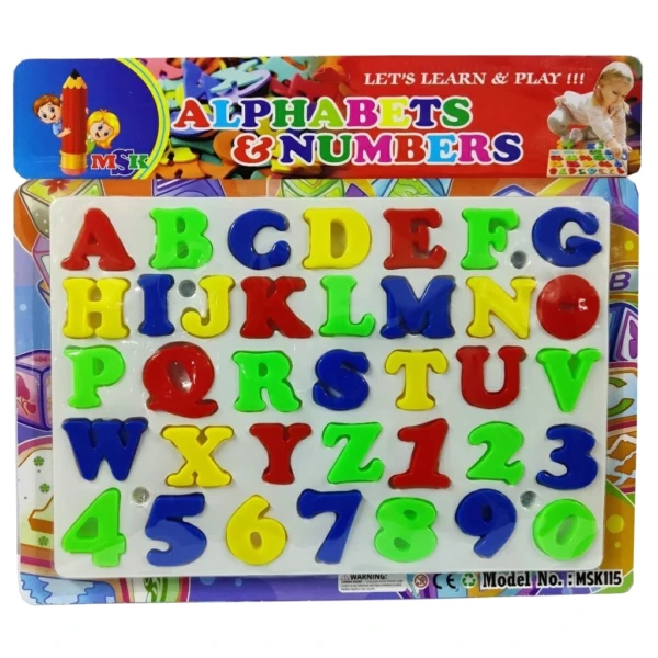 MSK115 Alphabets & Number Play and Learn Set