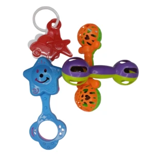 New Born Baby Toys Rattle Set 4 Pcs