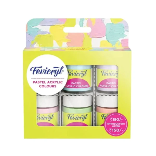 Pidilite Fevicryl Pastel Acrylic Colours 6sd