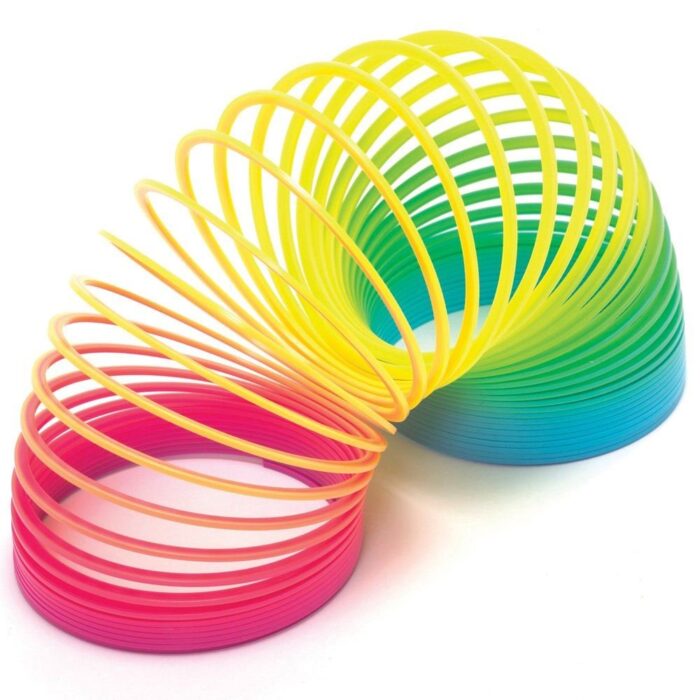Rainbow Magic Plastic Spring Toy – Big Size