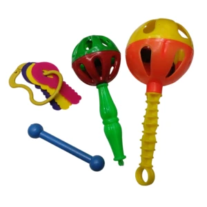 Uma New Born Baby Toys Rattle Set 4 Pcs
