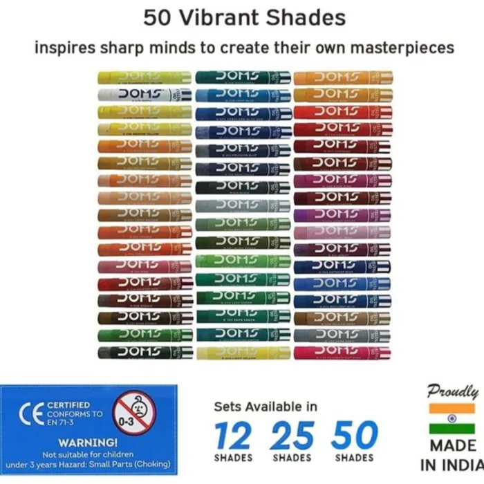 Doms Oil Pastels – 50 Shades