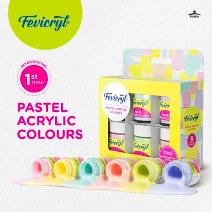Pidilite Fevicryl Pastel Acrylic Colours 6sd