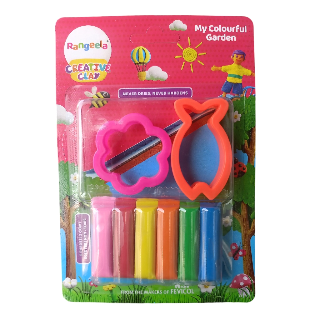 Pidilite Rangeela Creative Clay 50g My Colourful Garden