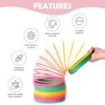 Rainbow Magic Plastic Spring Toy – Big Size