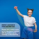 Rainbow Magic Plastic Spring Toy – Big Size