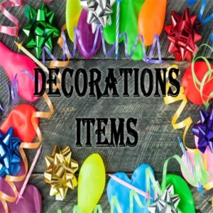 Party Decorations Items
