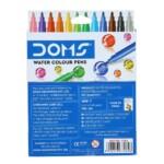 Doms Water Colour Sketch Pens – Aqua 12 Shades