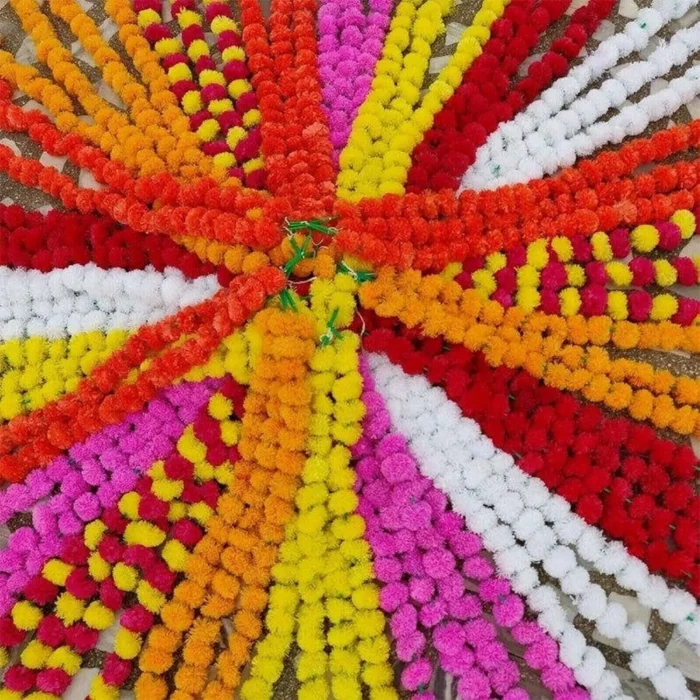 Party Decoration – Artificial Marigold Flowers