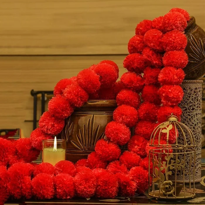 Party Decoration – Artificial Marigold Flowers