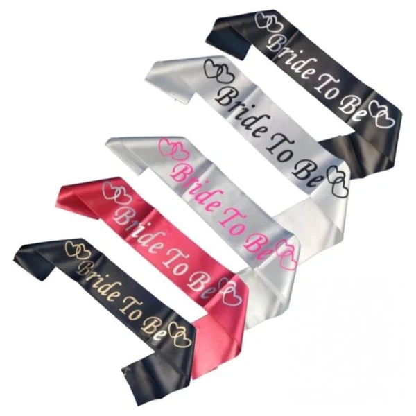 Party Decoration – Bride to Be Satin Sash