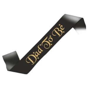 Party Decoration – Dad to Be Satin Sash