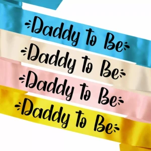 Party Decoration – Daddy to Be Satin Sash