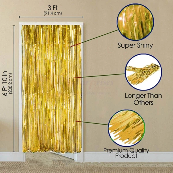 Party Decoration – Foil Fringe Curtain