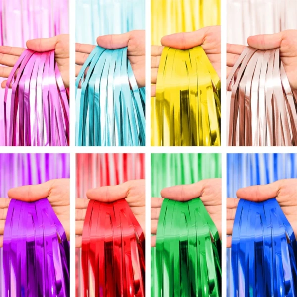 Party Decoration – Foil Fringe Curtain