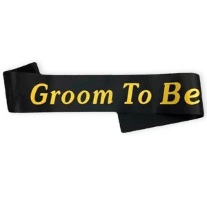 Party Decoration – Groom to Be Satin Sash
