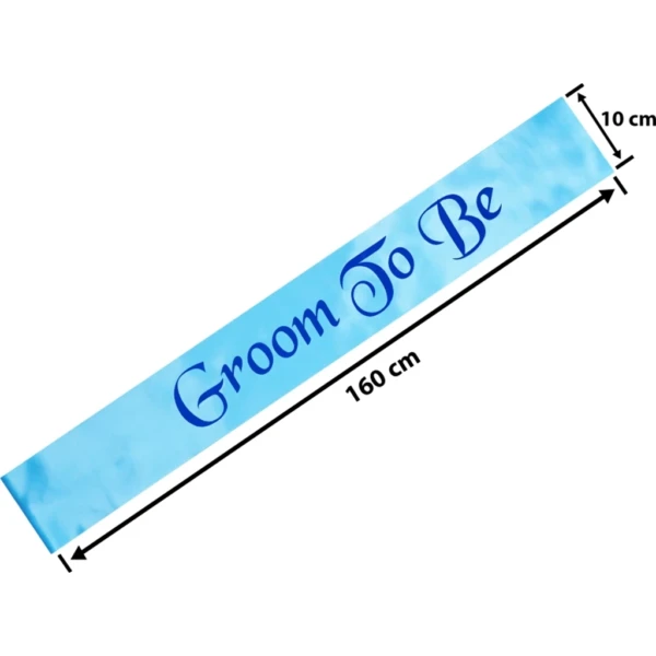 Party Decoration – Groom to Be Satin Sash