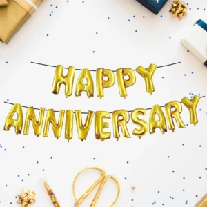 Party Decoration – Happy Anniversary Foil Balloon