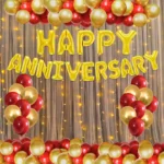 Party Decoration – Happy Anniversary Foil Balloon