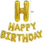 Party Decoration – Happy Birthday Foil Banner