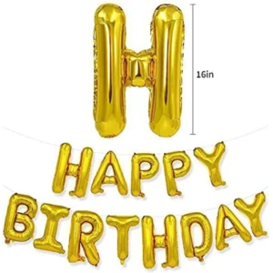 Party Decoration – Happy Birthday Foil Banner