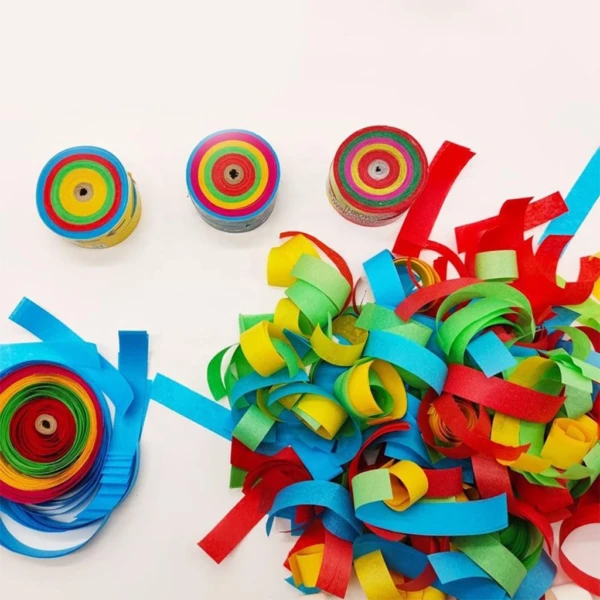 Party Decoration – Paper Multicolor Throwing Ribbon