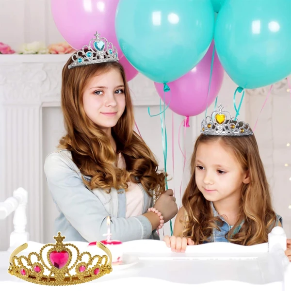 Party Decoration – Plastic Frozen Elsa Crown Headband Tiara