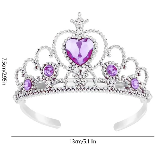 Party Decoration – Plastic Frozen Elsa Crown Headband Tiara
