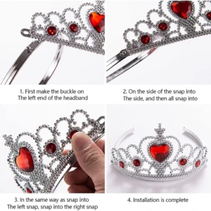 Party Decoration – Plastic Frozen Elsa Crown Headband Tiara