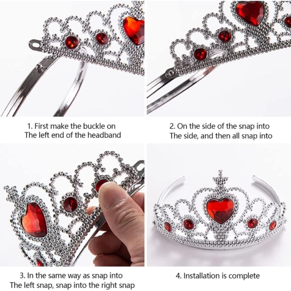 Party Decoration – Plastic Frozen Elsa Crown Headband Tiara