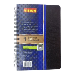 Vision Diary Single Line Spiral Notebook 160p