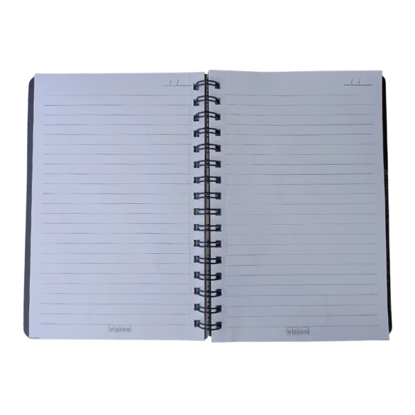 Vision Diary Single Line Spiral Notebook 160p