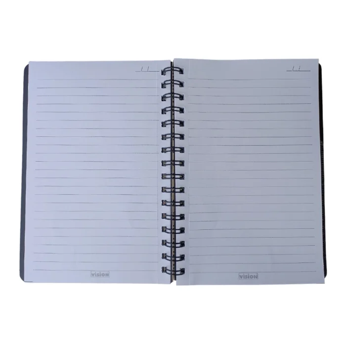 Vision Diary Single Line Spiral Notebook 160p