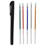 Glitter Gel Pen with 5 Pcs Refill Set