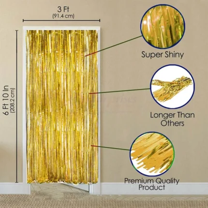 Party Decoration – Foil Fringe Curtain