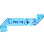 Party Decoration – Groom to Be Satin Sash