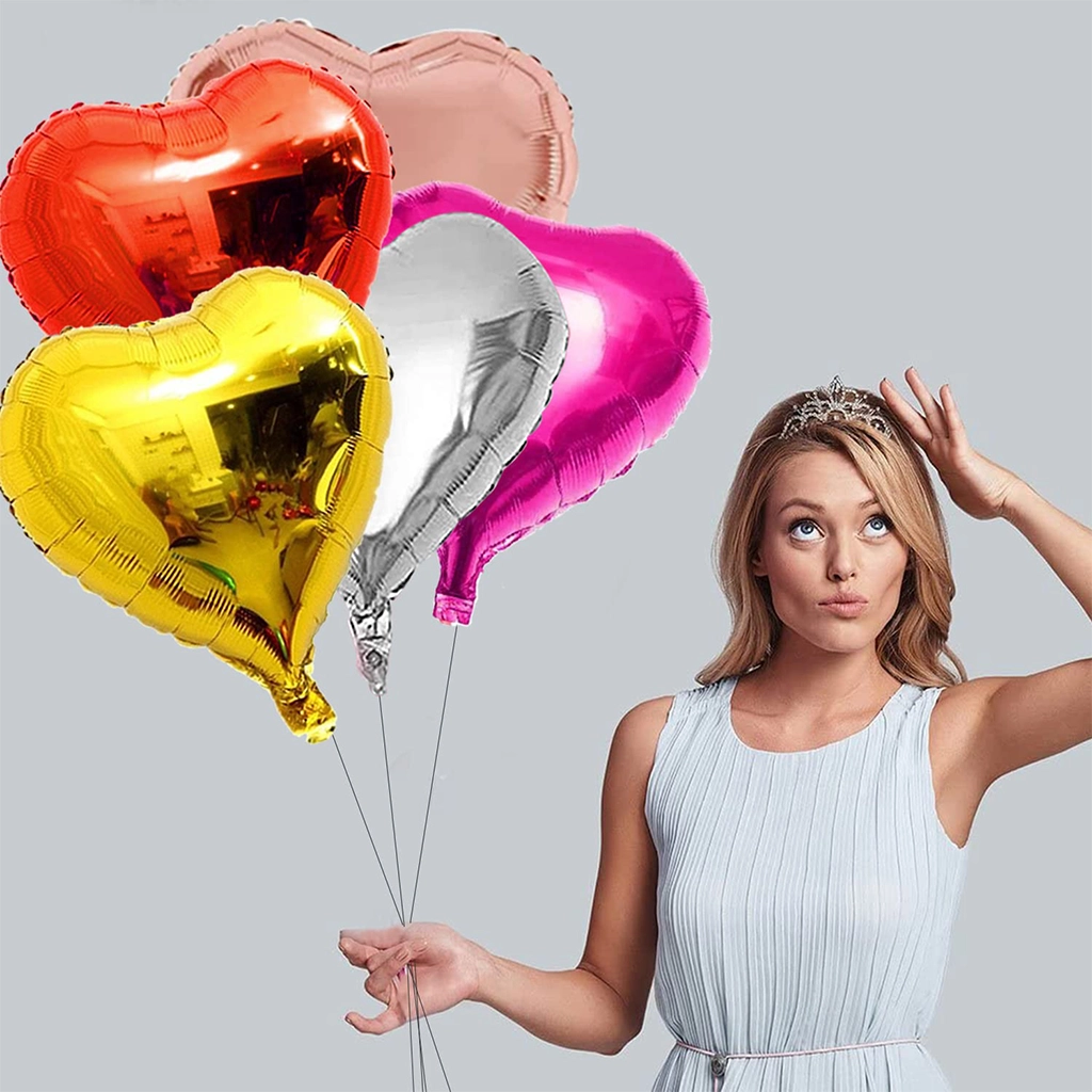 Party Decoration – Heart Shape Foil Balloon_1 Party Decoration – Heart Shape Foil Balloon