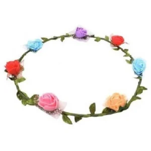 Party Decoration – Leaf Floral Crown Headband Tiara