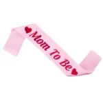 Party Decoration – Mom to Be Satin Sash