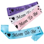 Party Decoration – Mom to Be Satin Sash