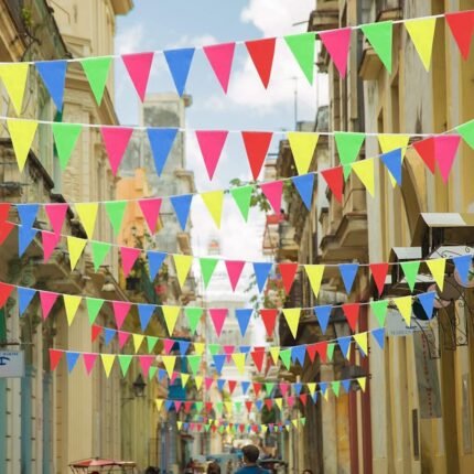 Party Decoration – Multicolor Pennant Banner
