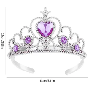 Party Decoration – Plastic Frozen Elsa Crown Headband Tiara
